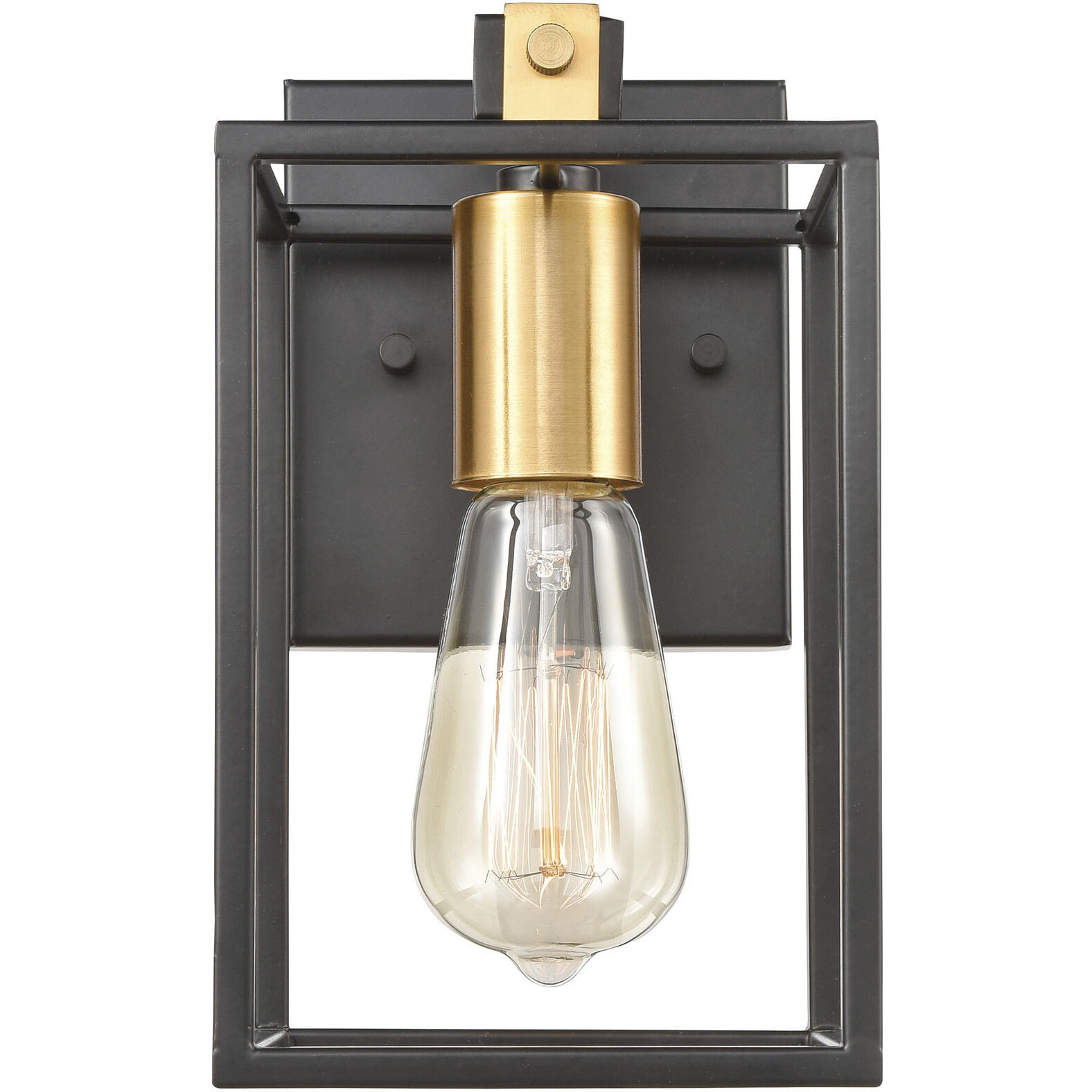 Cloe 1 Light 7 inch Matte Black Vanity Light Wall Light