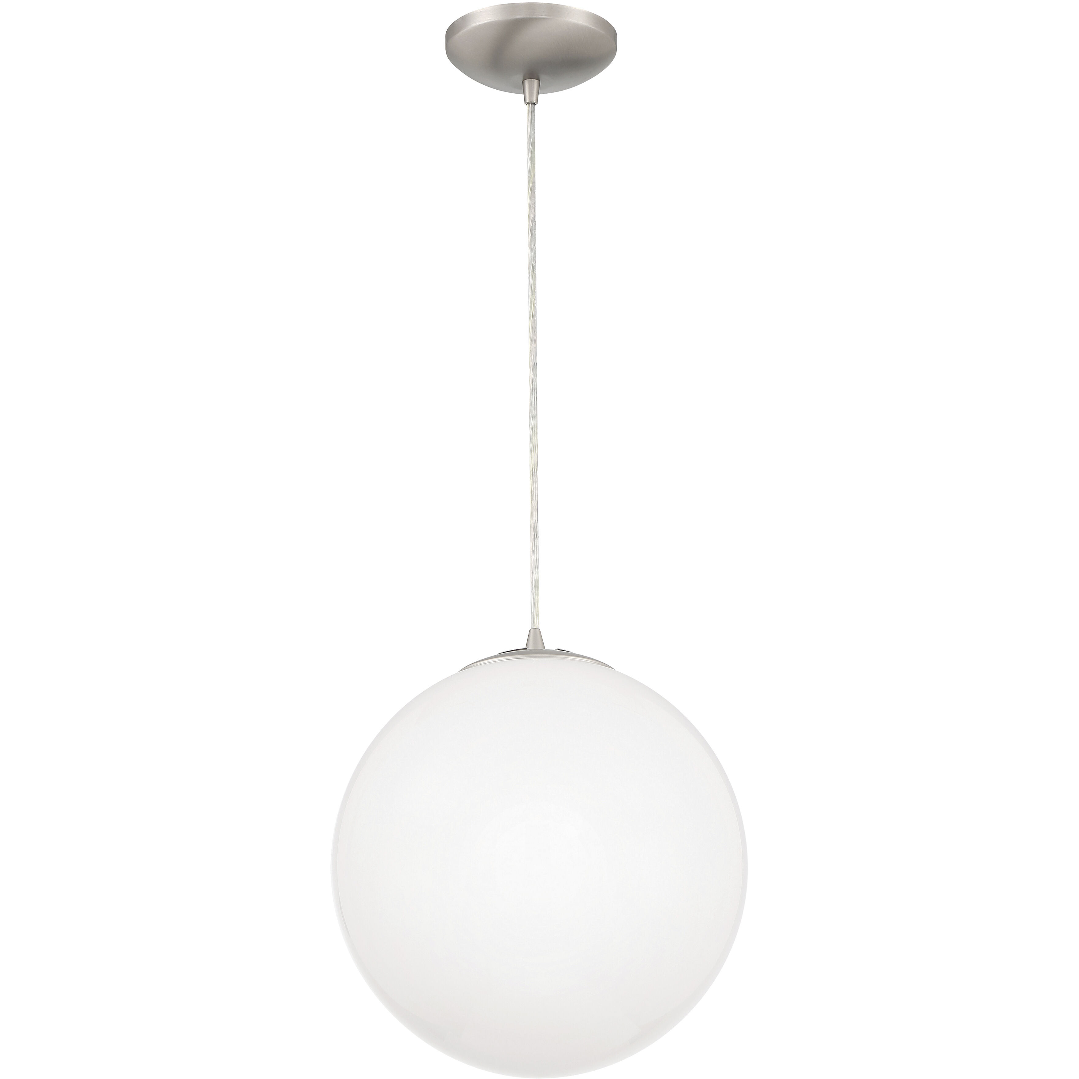 Access Pearl 23944 BS OPL Pendant Light Brushed Steel