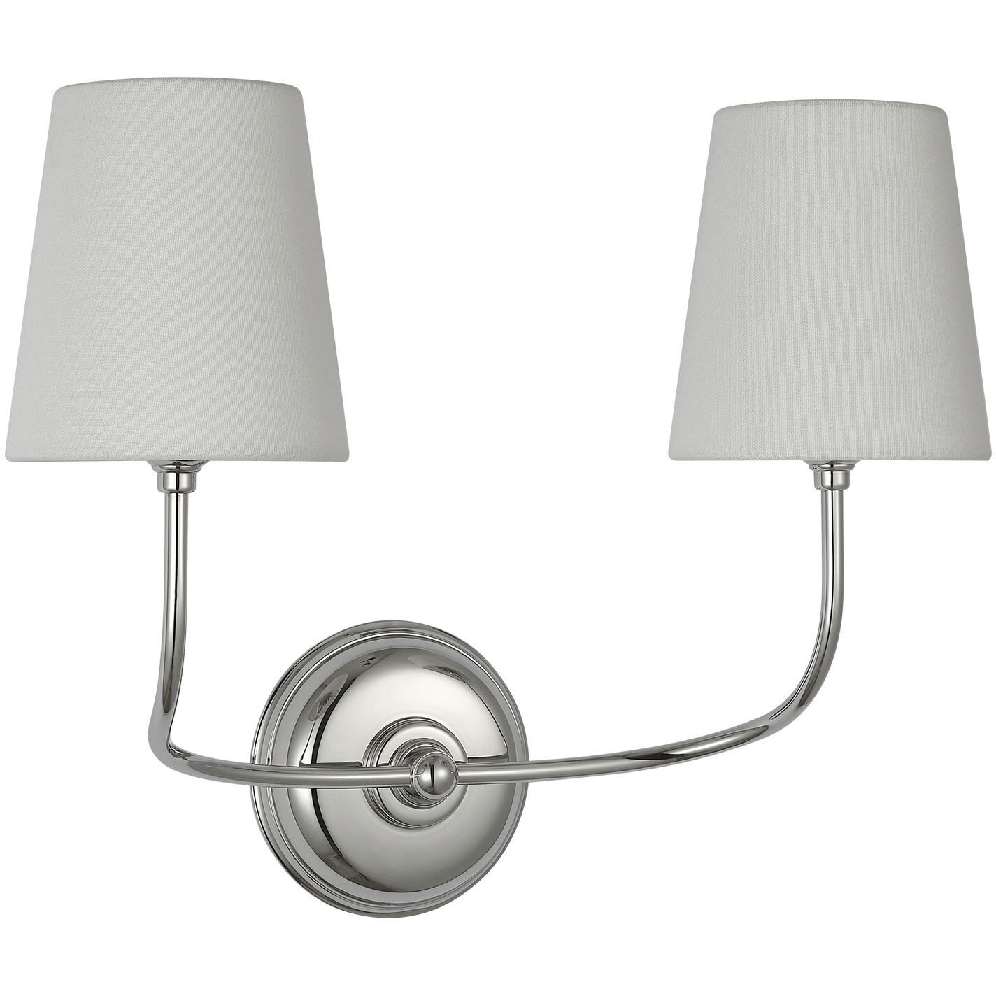 Thomas O'Brien Vendome Cordless Double Sconce Wall Light