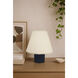 Dalia 9.5 inch 60 watt Matte Black Table Lamp Portable Light