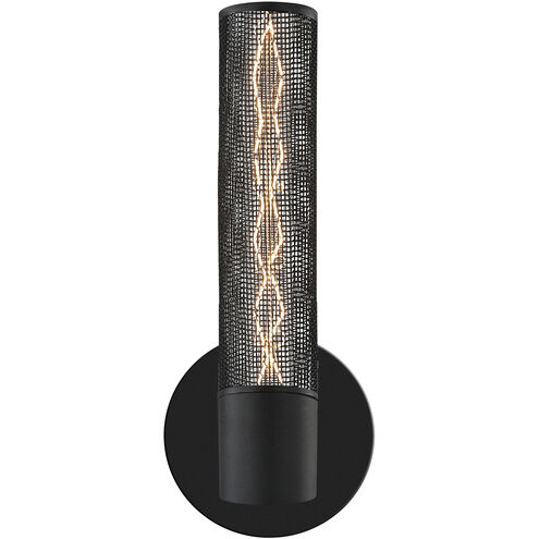 Urban Edge 1 Light 5 inch Textured Black ADA Sconce Wall Light