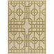 Alameda 36 X 24 inch Camel, Lime, Light Gray Rug