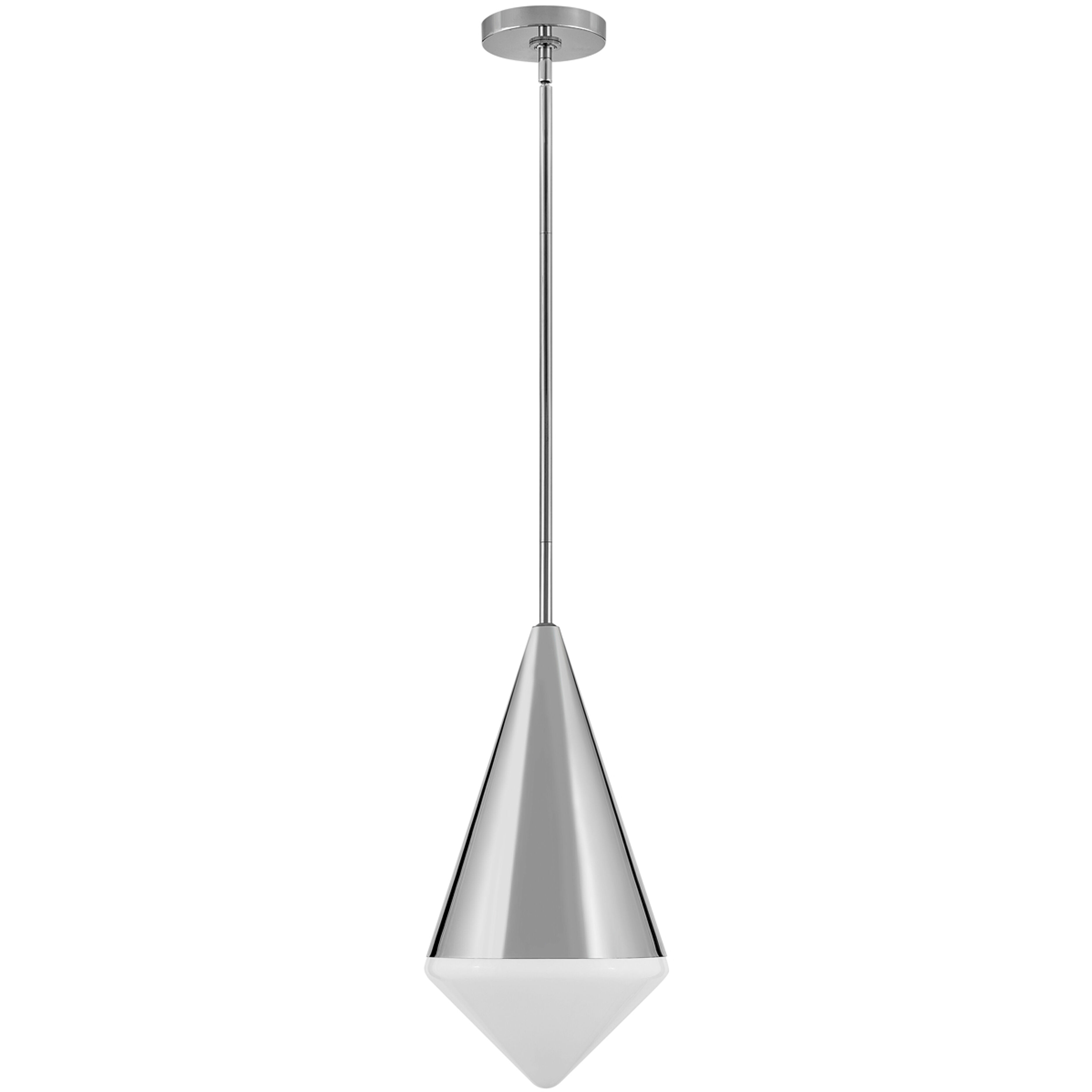Betty LED 9.5 inch Polished Nickel Pendant Ceiling Light