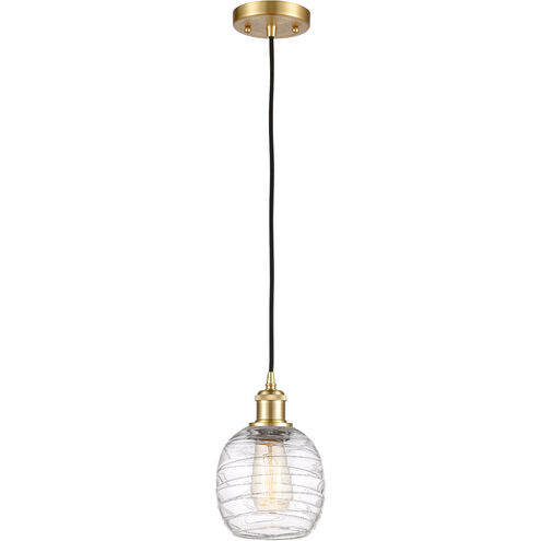 Ballston Belfast 1 Light 6 inch Satin Gold Mini Pendant Ceiling Light