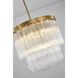 Canada 12 Light 24 inch Satin Brass Chandelier Ceiling Light