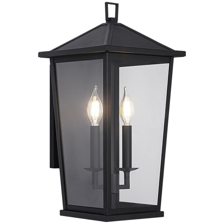 Ingress 2 Light 19.25 inch Matte Black Outdoor Wall Light
