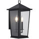 Ingress 2 Light 19.25 inch Matte Black Outdoor Wall Light