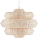 Antibes 18 Light 48 inch Snow White Chandelier Ceiling Light, Grande