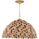 Medley 1 Light 25 inch Coco Cream Pendant Ceiling Light