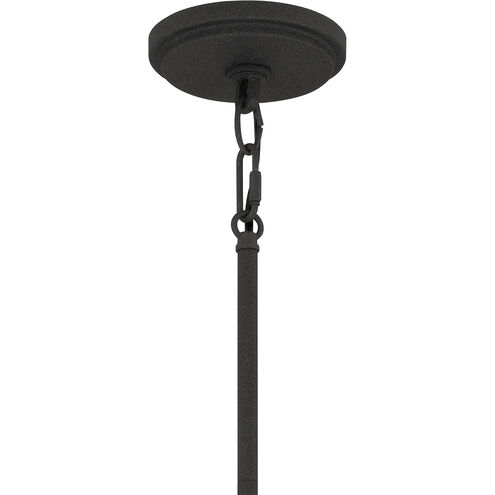 Daverty 6 Light 26 inch Mottled Black Chandelier Ceiling Light