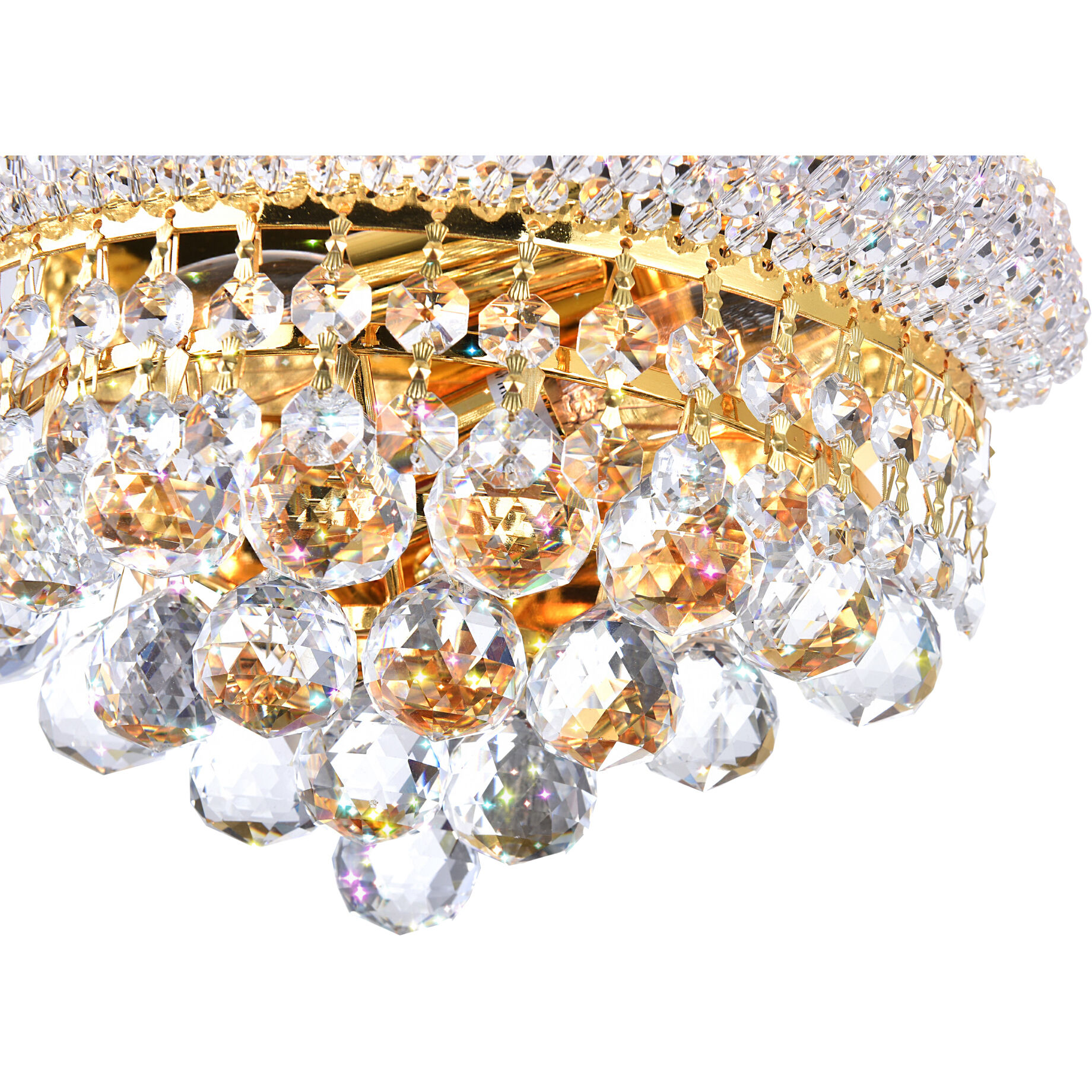 Empire 2 Light 12 inch Gold Wall Light