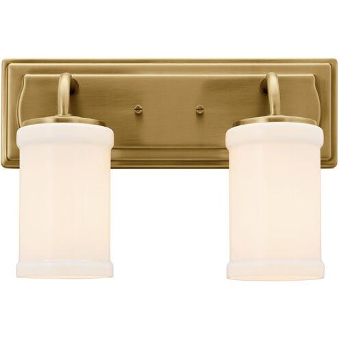 Homestead Vetivene 2 Light 15 inch Natural Brass Vanity Light Wall Light, Vetivene