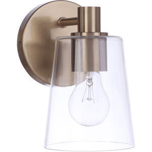 Emilio 1 Light 5 inch Satin Brass Wall Sconce Wall Light