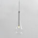 Larmes LED LED 4.75 inch Polished Chrome Single Pendant Ceiling Light
