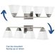 Clifton Heights 4 Light 32 inch Brushed Nickel Bath Vanity Wall Light