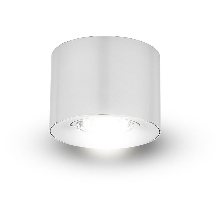 NODE Series Chrome Surface Mounted Downlight Ceiling Light in Polished Chrome