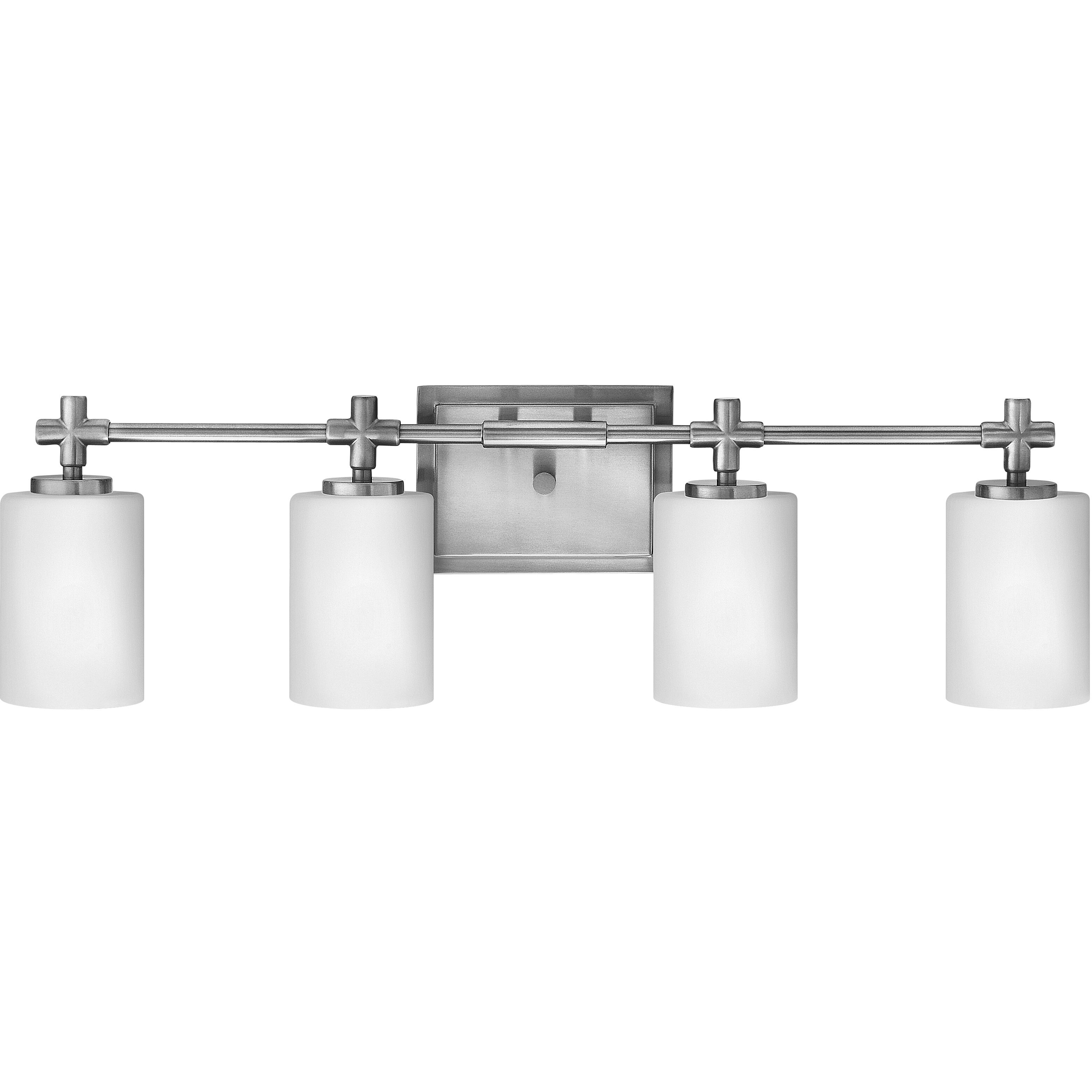 Laurel 4 Light 27.75 inch Brushed Nickel Vanity Light Wall Light