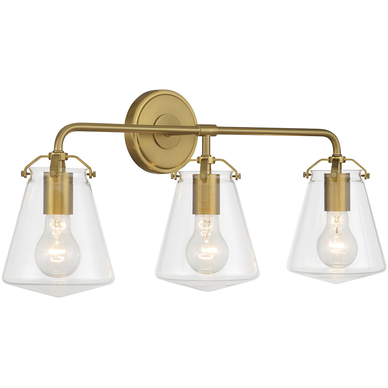 Voss Bath Vanity Light Wall Light in Luxe Gold