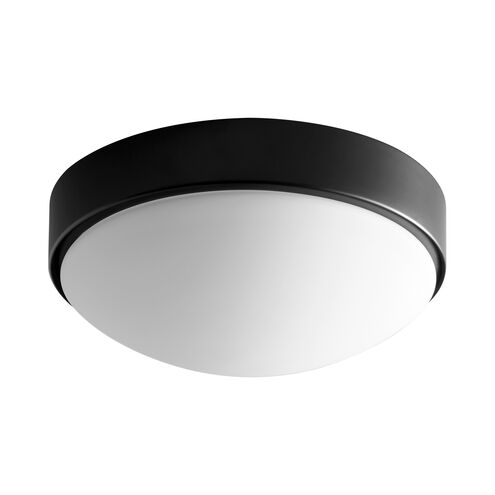Journey 1 Light 11 inch Black Flush Mount Ceiling Light