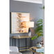 Ombre 28.3 inch 60 watt Grey/White Table Lamp Portable Light