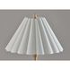Scallop 28.75 inch 40.00 watt Natural Wood Table Lamp Portable Light