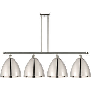 Ballston Dome 4 Light 50 inch Polished Nickel Island Light Ceiling Light
