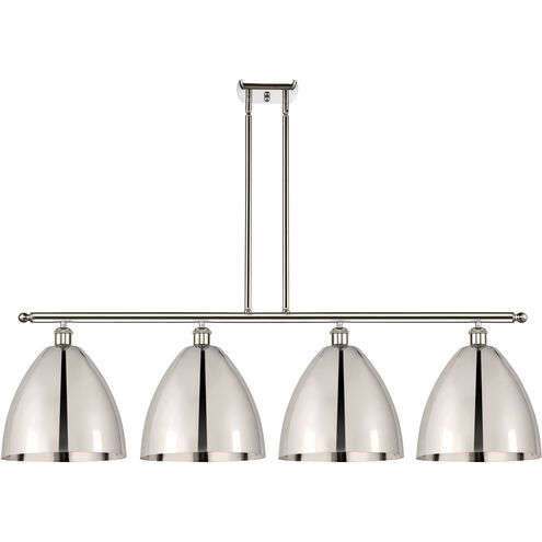 Ballston Dome 4 Light 50 inch Polished Nickel Island Light Ceiling Light