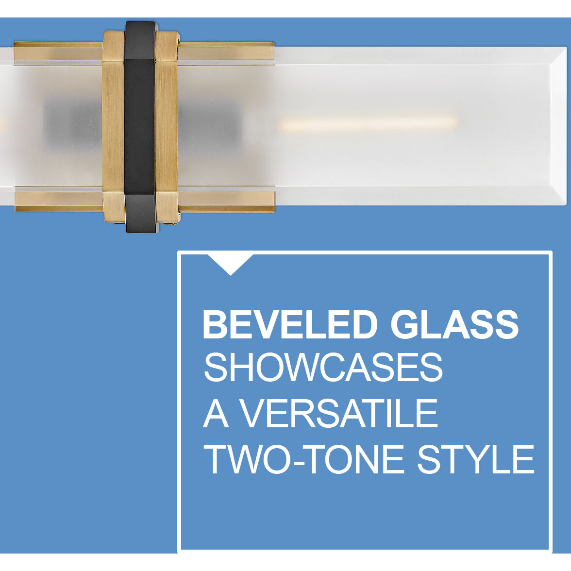 Kipton 2 Light 5.5 inch Heritage Brass with Black Bath Light Wall Light