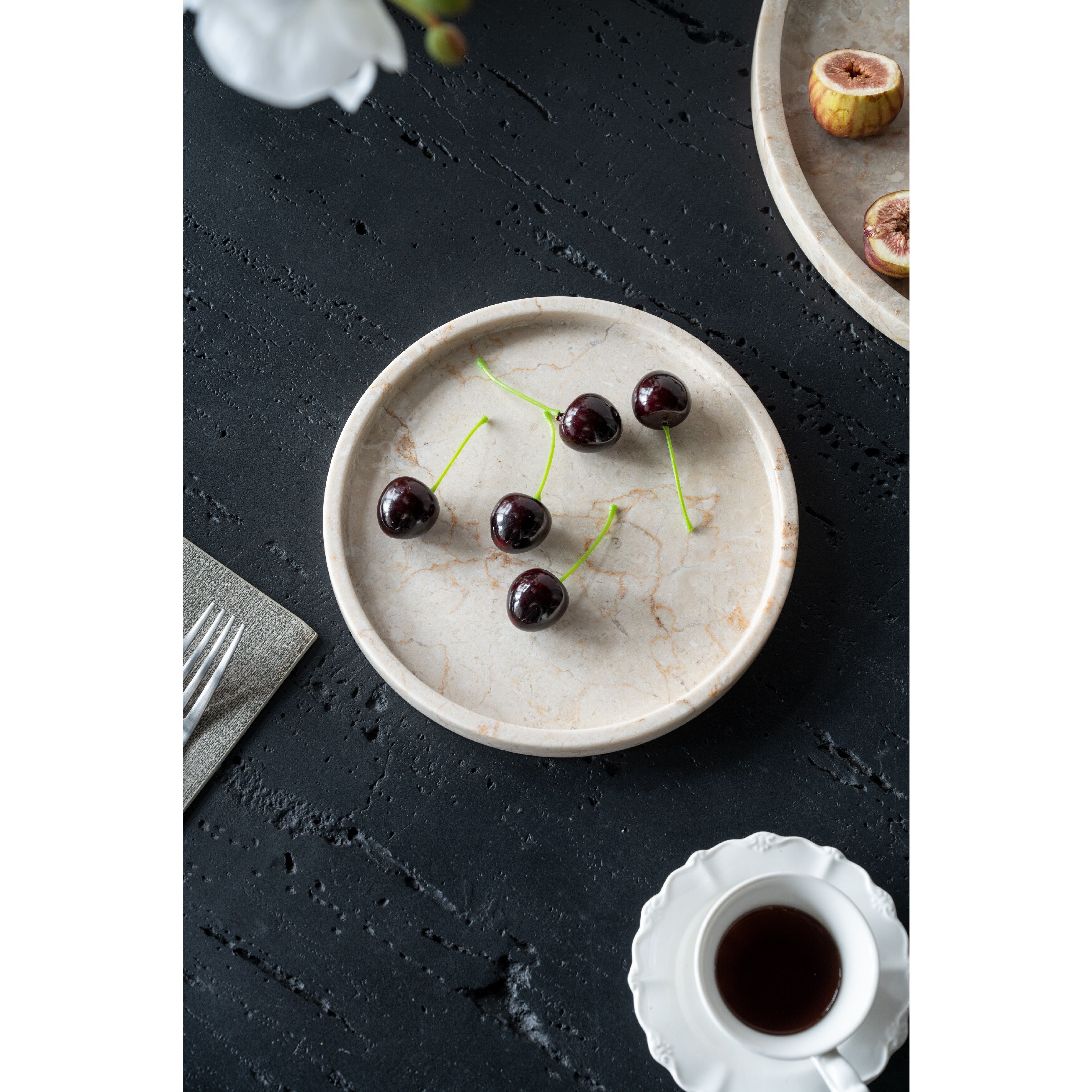 Anita 11.8 X 11.8 inch Cream Decorative Plate