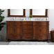 Danville 72 X 21 X 36 inch Teak Vanity Sink Set