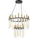 Echo LED 26 inch Black Chandelier Ceiling Light