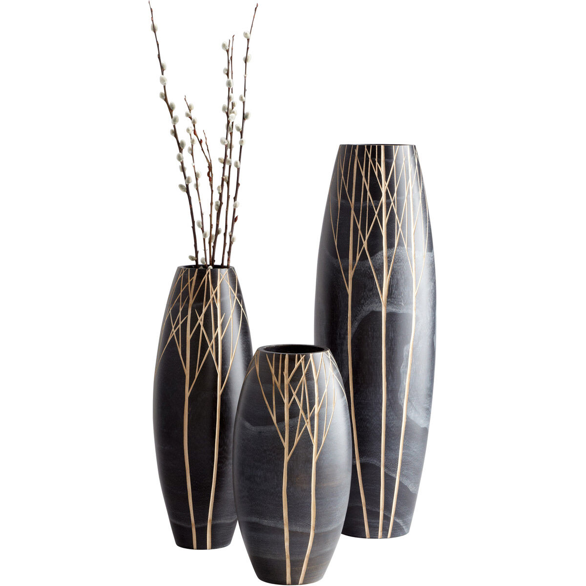 Onyx Winter 14 X 7 inch Vase, Small