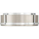 Lynca LED 13.75 inch Chrome and Brushed Nickel Flush Mount Ceiling Light