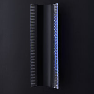Tonalita 24 inch Matte Black Fluorocarbon Outdoor Wall Sconce in Matte Black (Fluorocarbon)