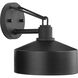 Precinct 1 Light 9.5 inch Textured Black Outdoor Wall Lantern