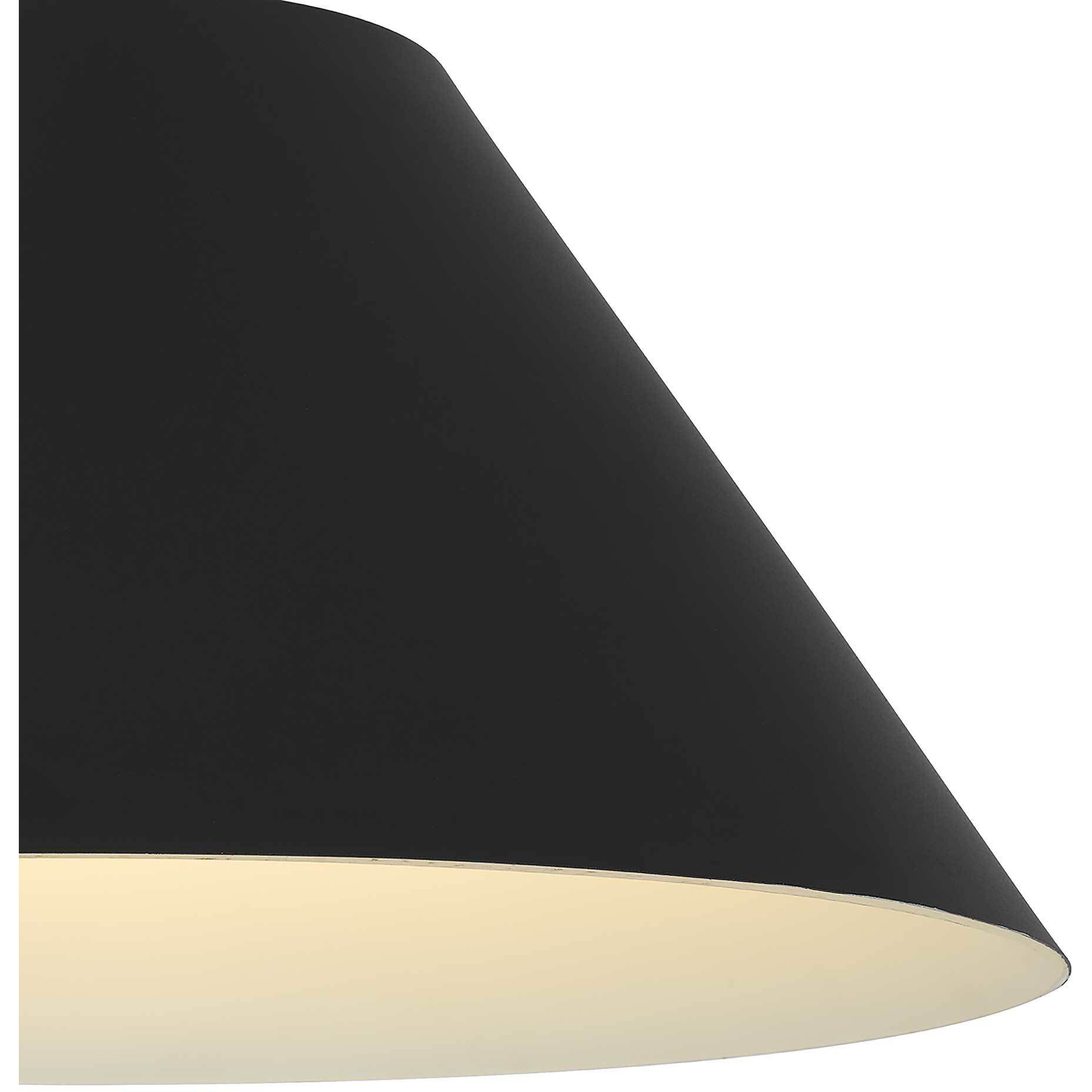 Jaz LED 21.88 inch Sand Black Outdoor Pendant
