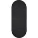 Ammar 60 X 24 inch Matte Black and Clear Mirror