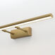 Rubelle 26 watt 31.5 inch Gold Picture Light Wall Light