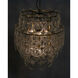 Quebec 6 Light 26 inch Antique Brass Chandelier Ceiling Light