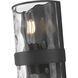 Meridian 2 Light 6 inch Matte Black Wall Sconce Wall Light