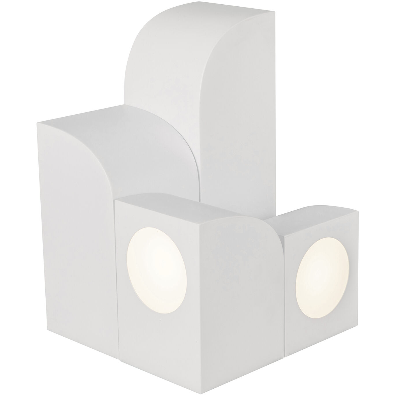 Gypsum 12.5 inch 20.00 watt White Table Lamp Portable Light