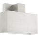 Lynx 1 Light 5 inch Brushed Nickel Outdoor ADA Wall Sconce