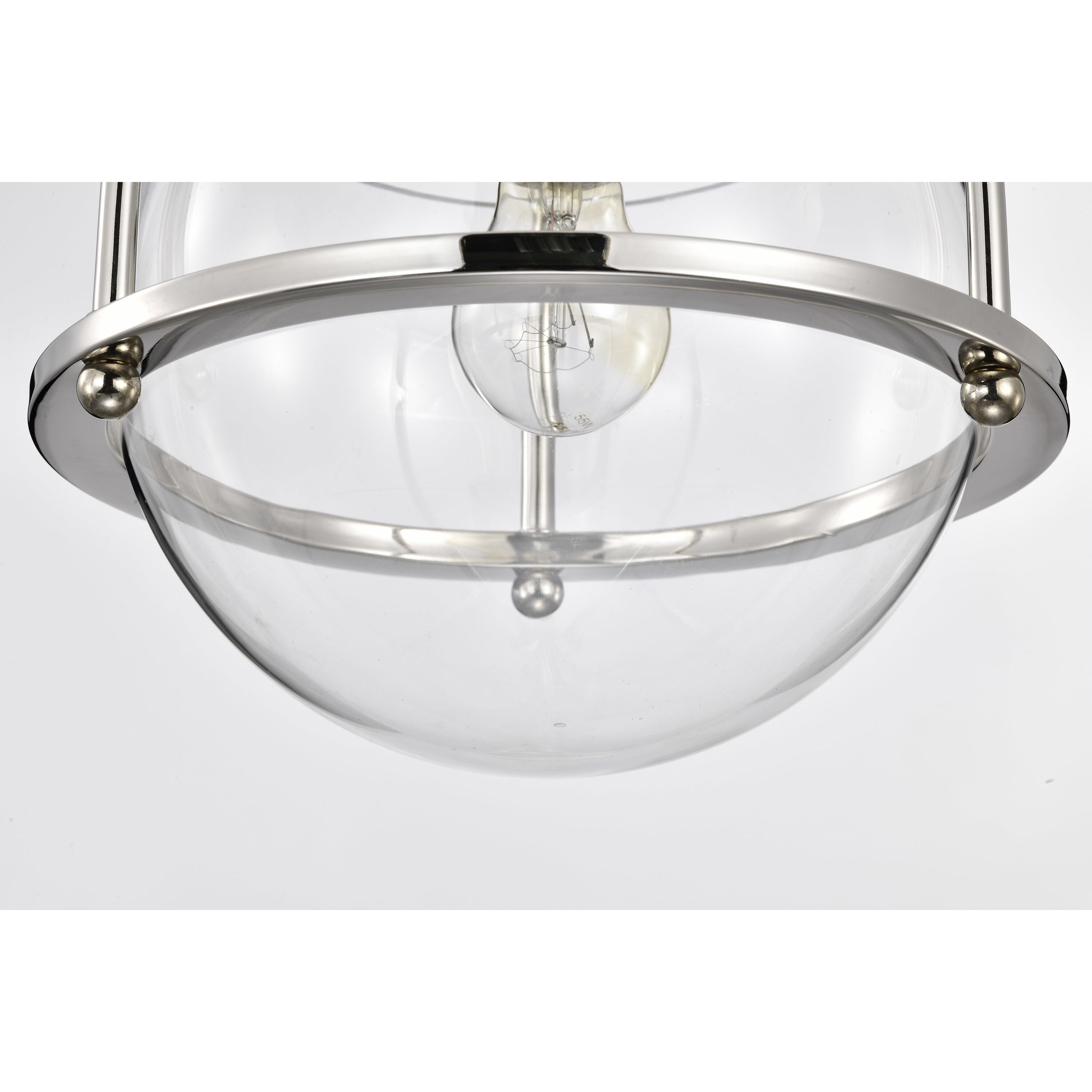 Amado 1 Light 10 inch Polished Nickel Pendant Ceiling Light