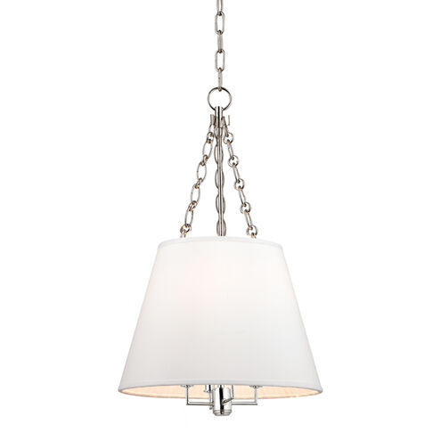 Burdett 4 Light 15 inch Polished Nickel Pendant Ceiling Light