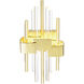Millipede LED 7 inch Satin Gold Wall Light