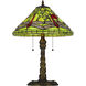 3109 Tiffany 24 inch 60.00 watt Antique Brass Table Lamp Portable Light