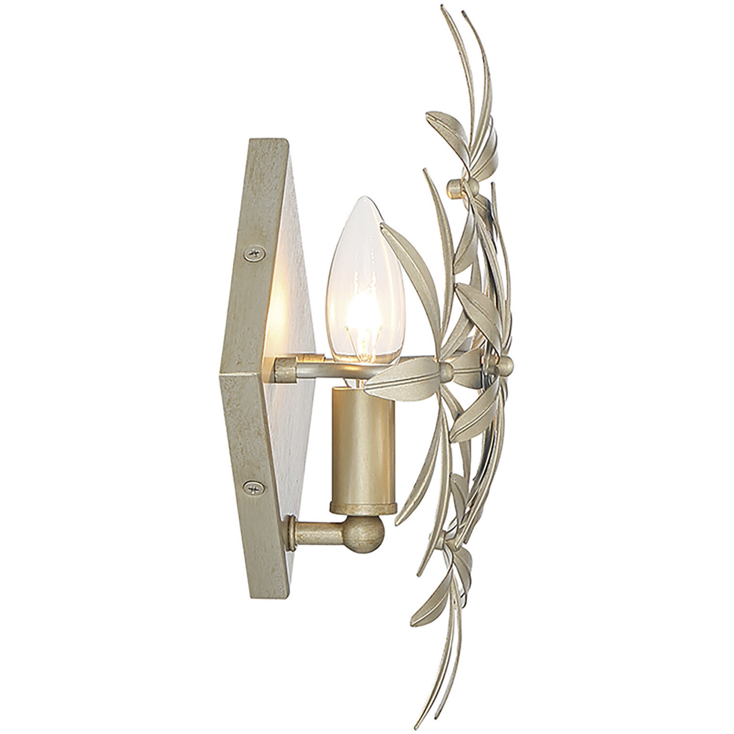 Flower Child 1 Light 12 inch Ambry Gold Wall Sconce Wall Light