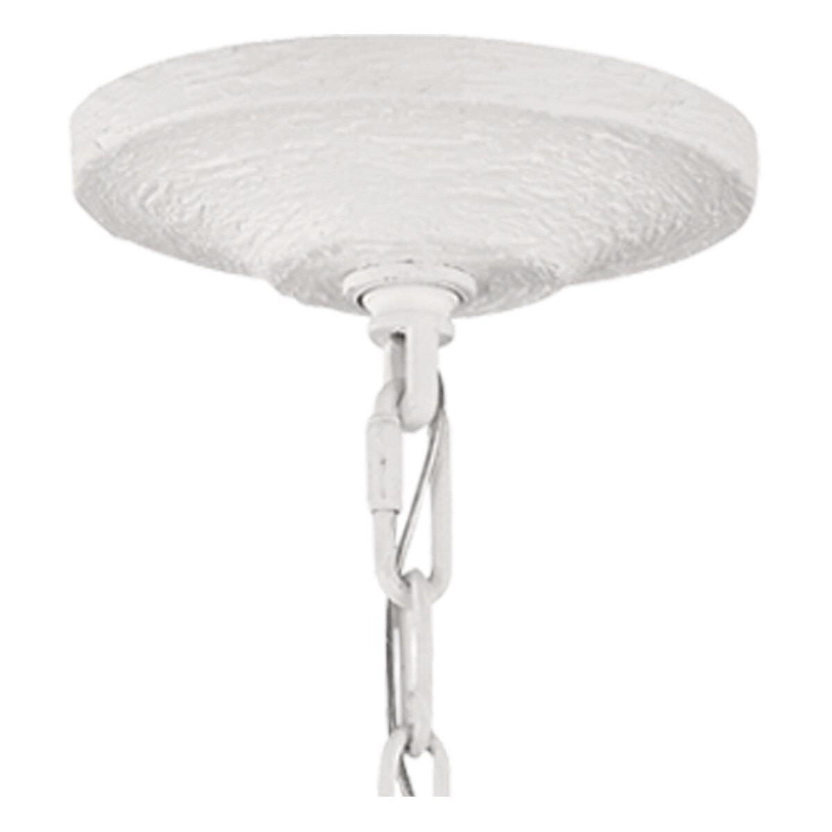 Ultima 6 Light 32.5 inch Plaster White Chandelier Ceiling Light