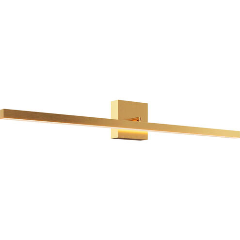 Portrait 1 Light 37.2 inch Gold Wall Vanity Light Wall Light