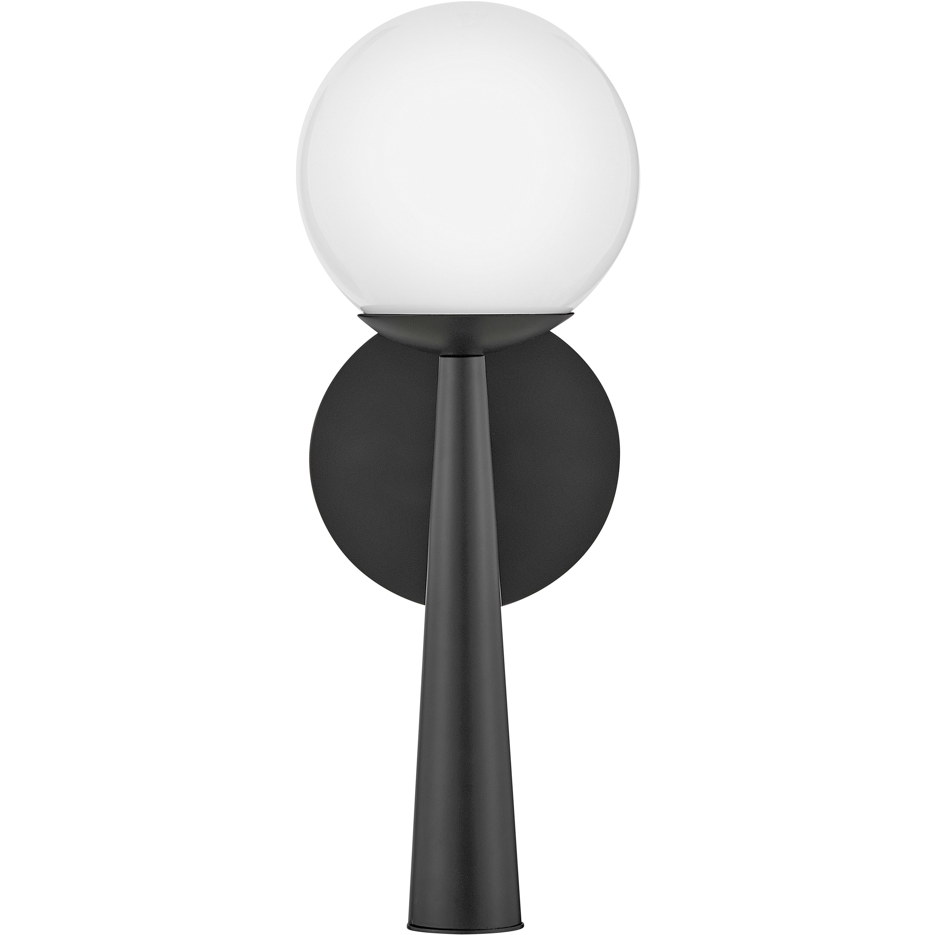 Izzy LED 6 inch Black Sconce Wall Light